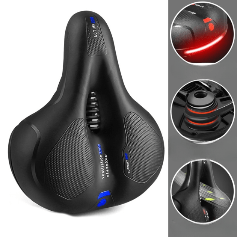 Ergonomic & Comfortable Bike Saddle | Back and Sit Bone Support