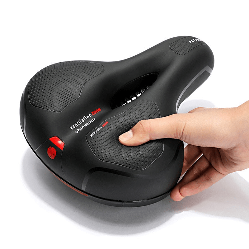 Ergonomic & Comfortable Bike Saddle | Back and Sit Bone Support