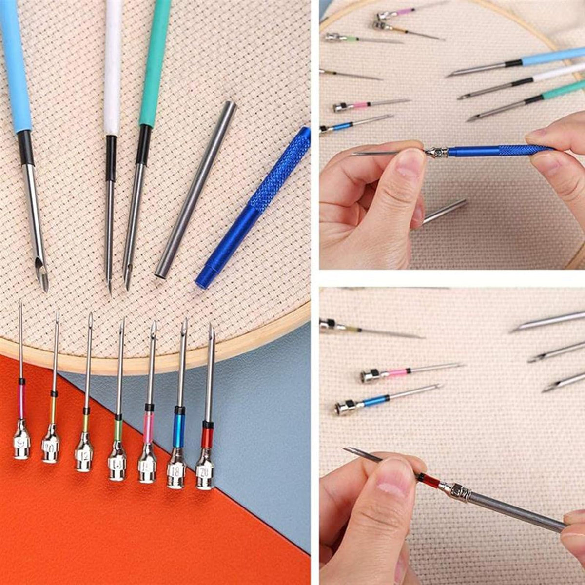 Ergonomic Embroidery Needle Set | Gentle on Hands & Versatile
