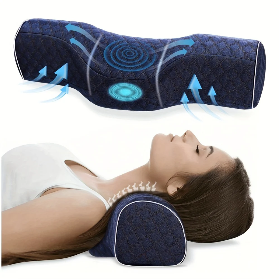 Ergonomic Memory Foam Neck Sleeping Pillow