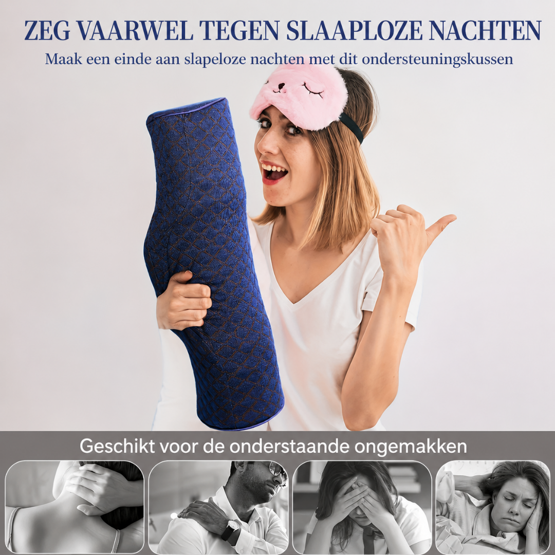 Ergonomic Memory Foam Neck Sleeping Pillow