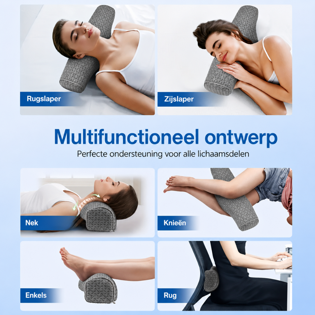 Ergonomic Memory Foam Neck Sleeping Pillow
