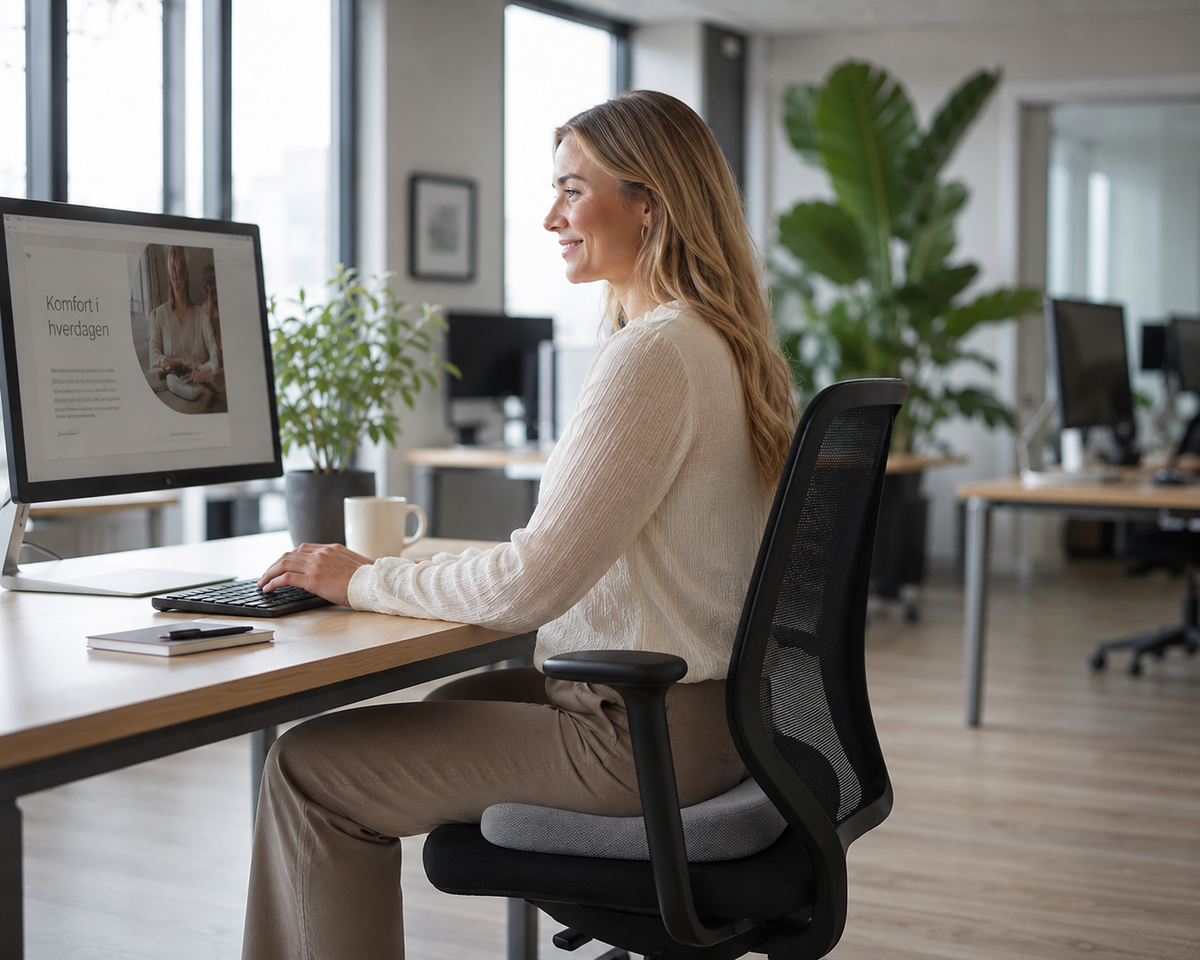 Ergonomic Memory Foam Seat Cushion