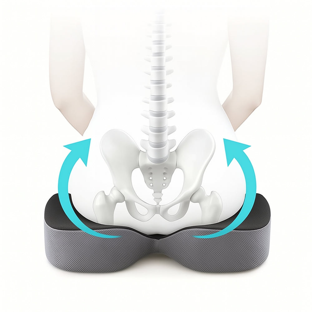 Ergonomic Memory Foam Seat Cushion