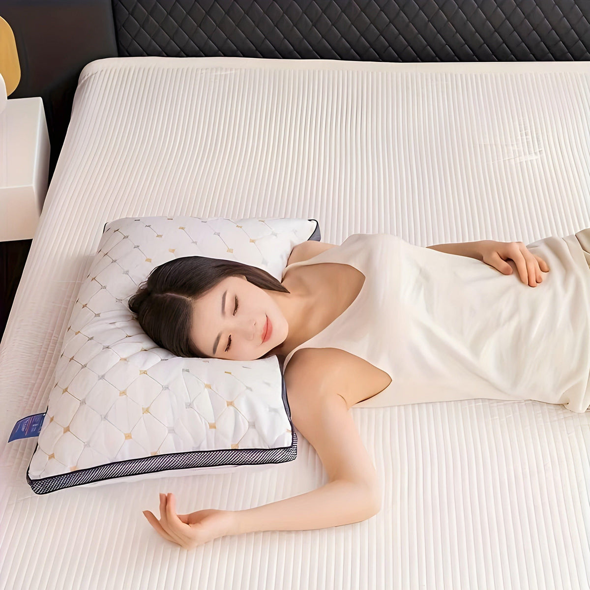 Ergonomic Neck Support Pillow for Side and Back Sleepers