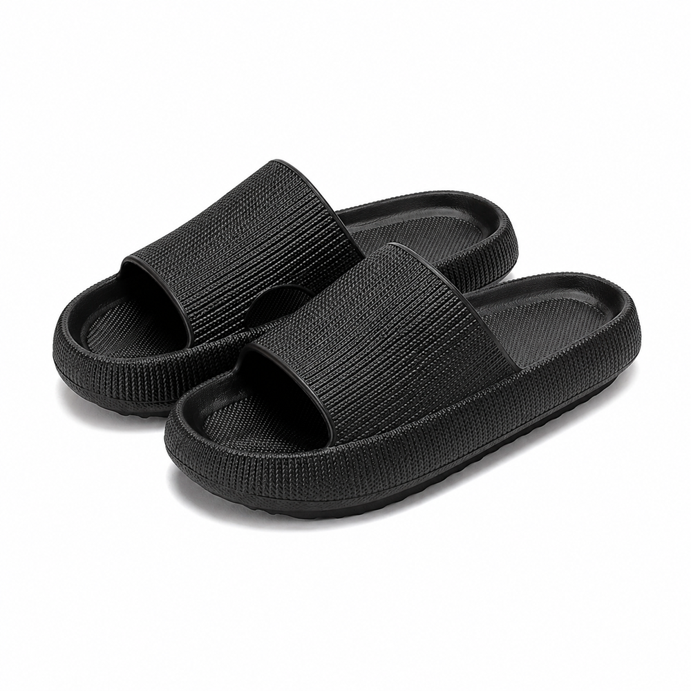 Ergonomic Slippers with Shock-Absorbing Sole