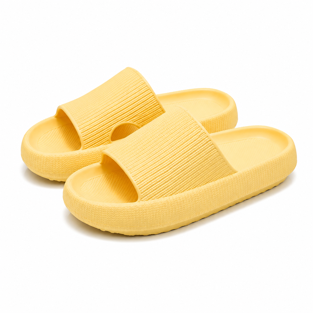 Ergonomic Slippers with Shock-Absorbing Sole
