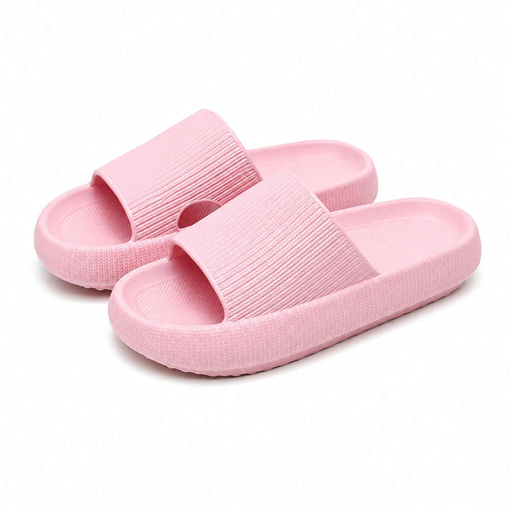 Ergonomic Slippers with Shock-Absorbing Sole