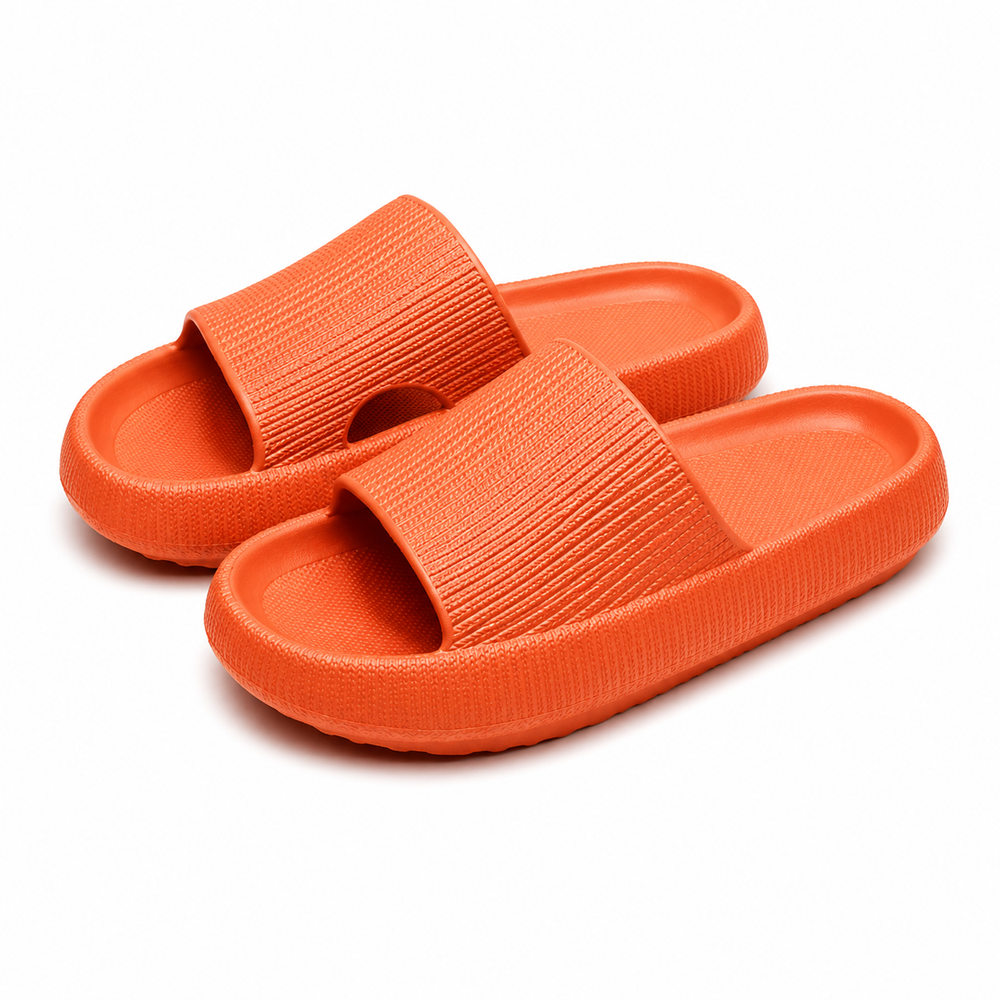 Ergonomic Slippers with Shock-Absorbing Sole