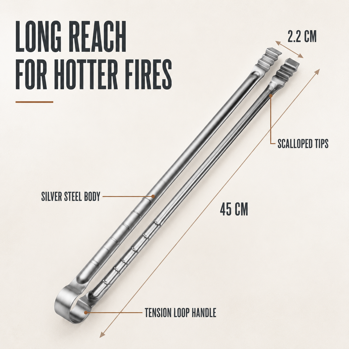 Extra-Long Grilling Tongs