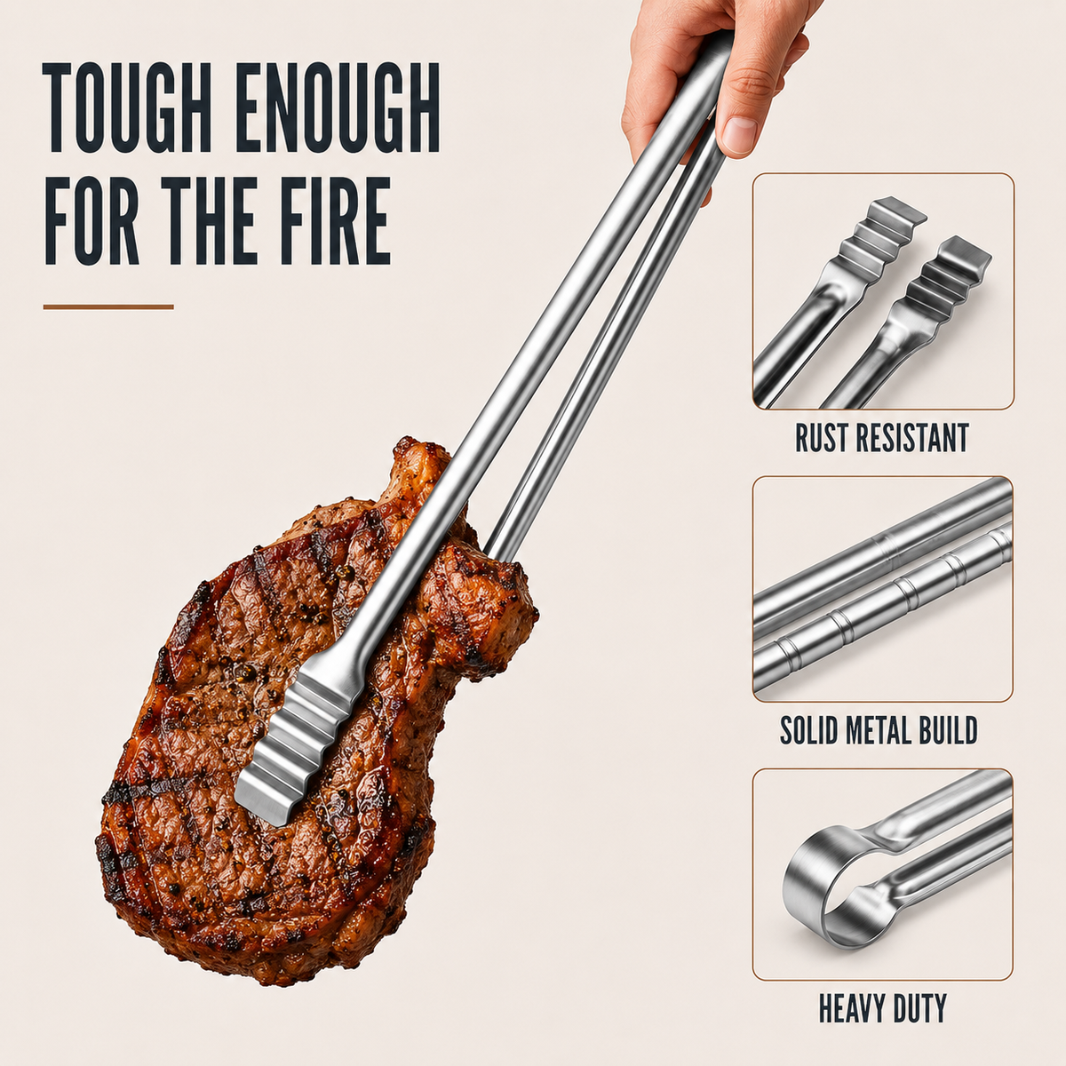 Extra-Long Grilling Tongs