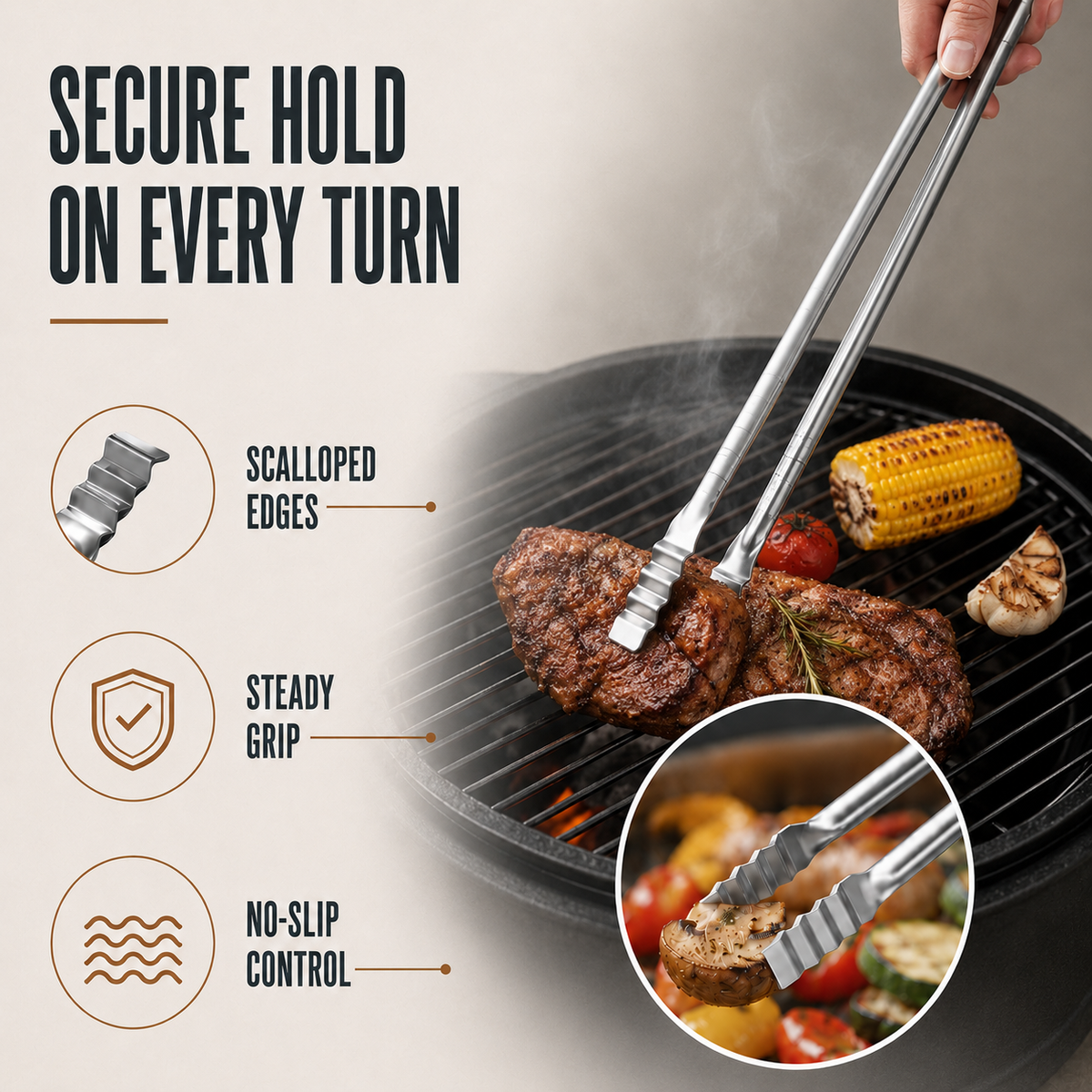 Extra-Long Grilling Tongs