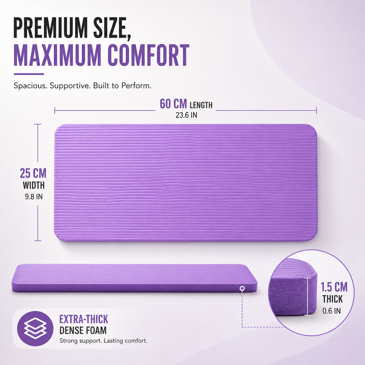 Extra-Thick Exercise Knee Pad