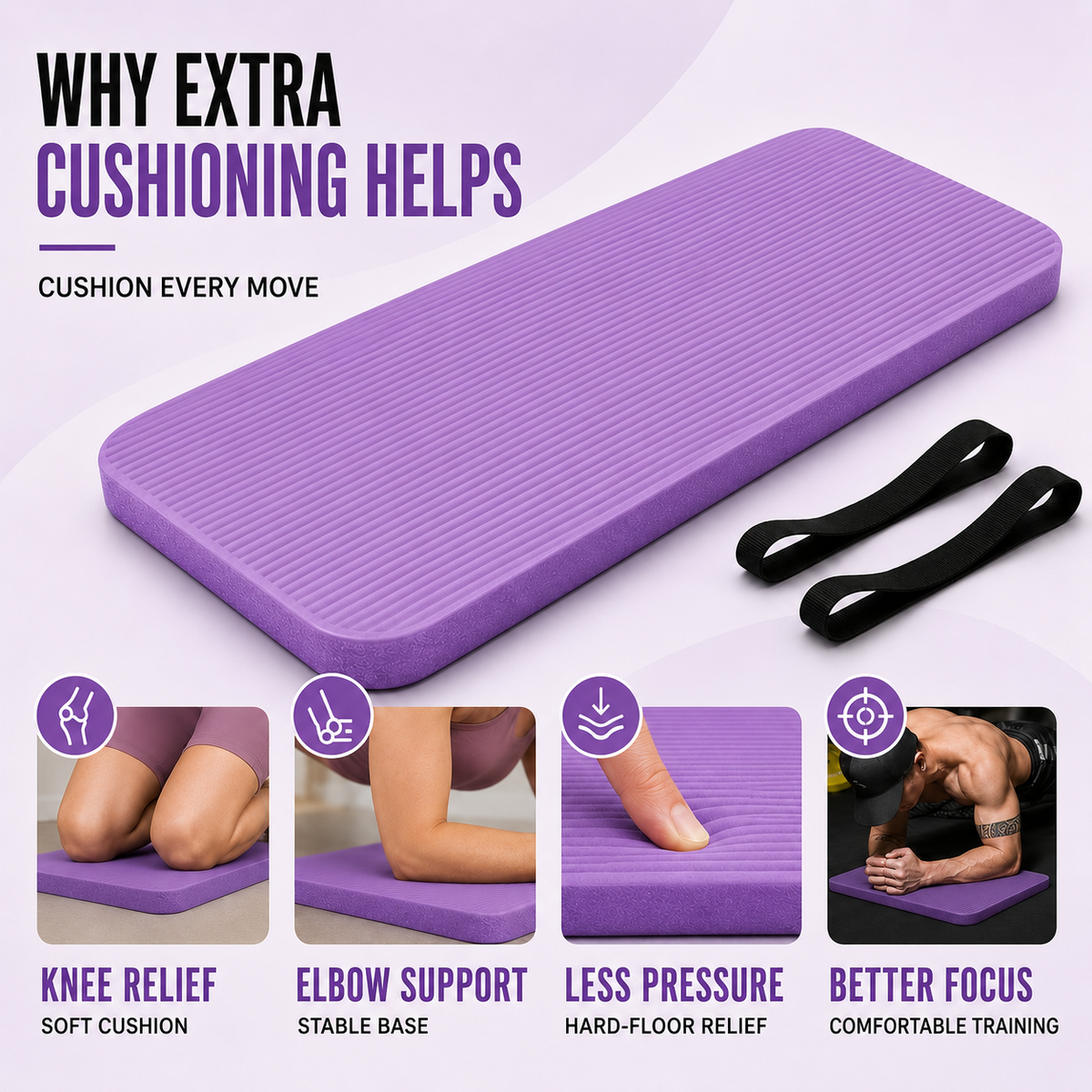 Extra-Thick Exercise Knee Pad
