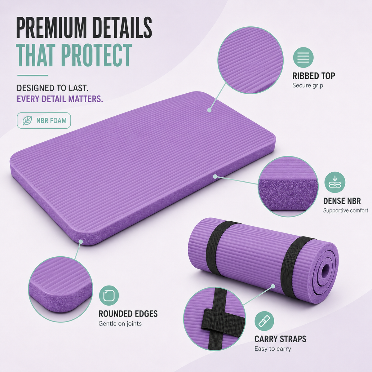 Extra-Thick Exercise Knee Pad