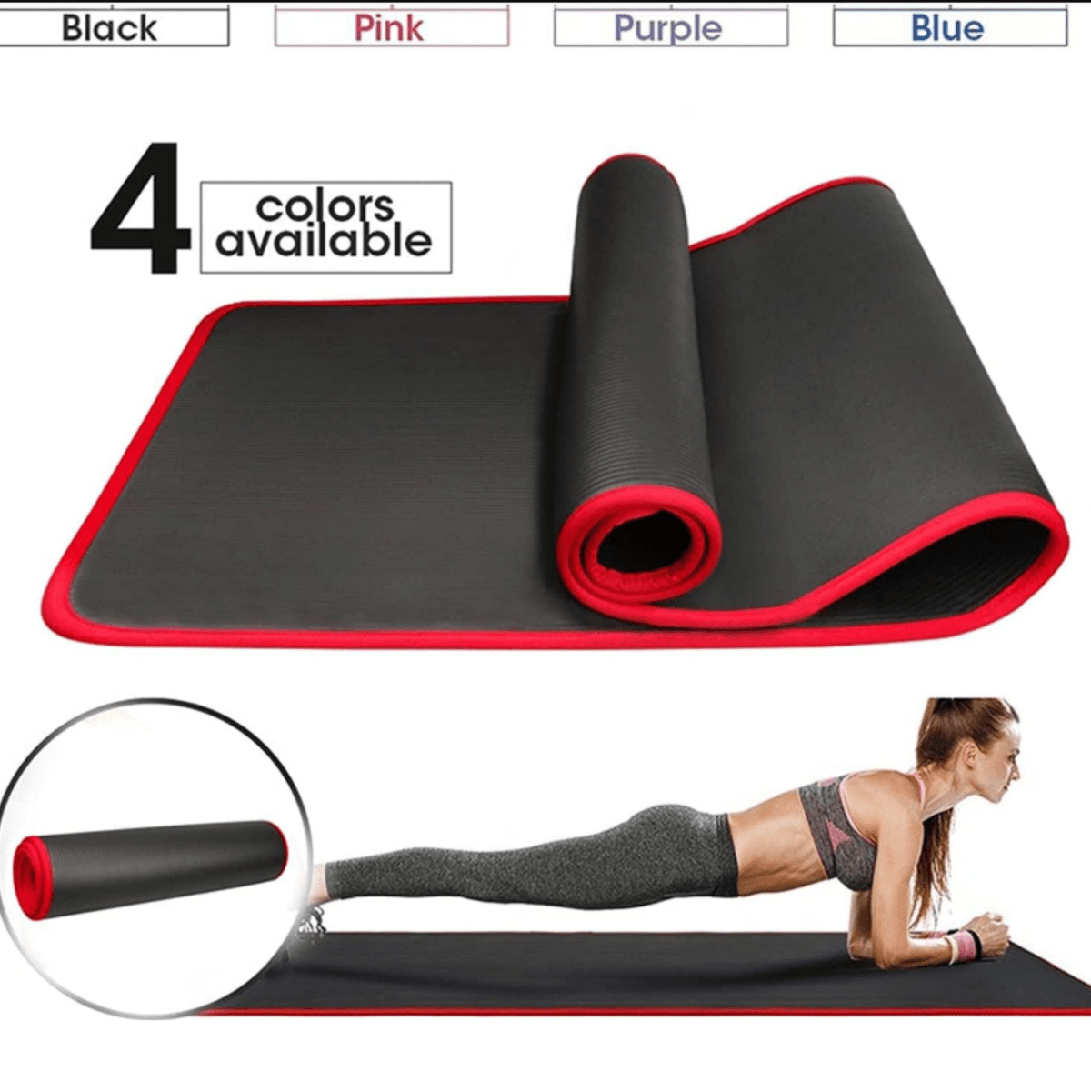 Extra-Thick Yoga Mat with Anti-Slip Technology