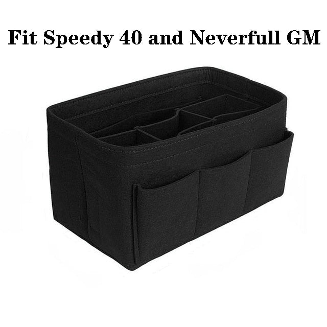 Felt Handbag and Makeup Organizer Insert
