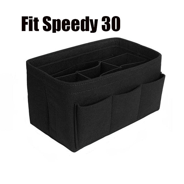 Felt Handbag and Makeup Organizer Insert
