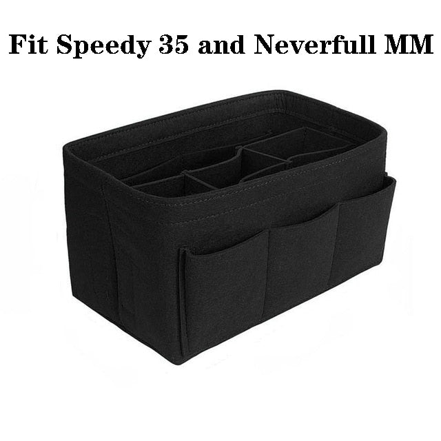 Felt Handbag and Makeup Organizer Insert