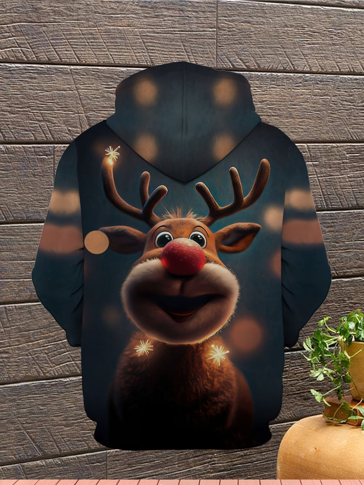 Festive Rudolph Hoodie – Comfortable and Cheerful