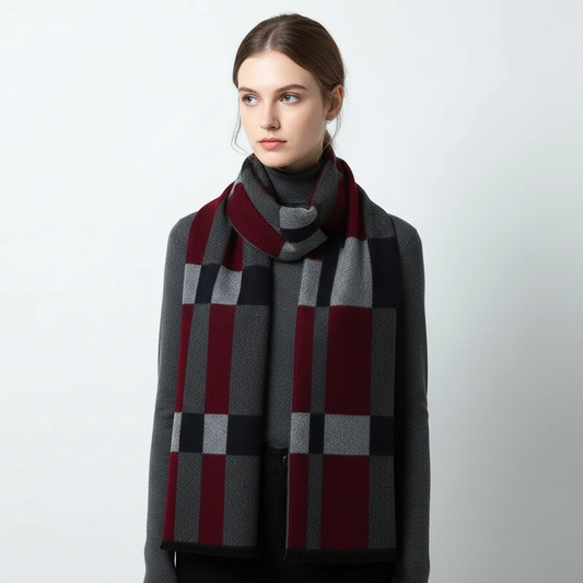 Fine Long Scarf in a Simple Design