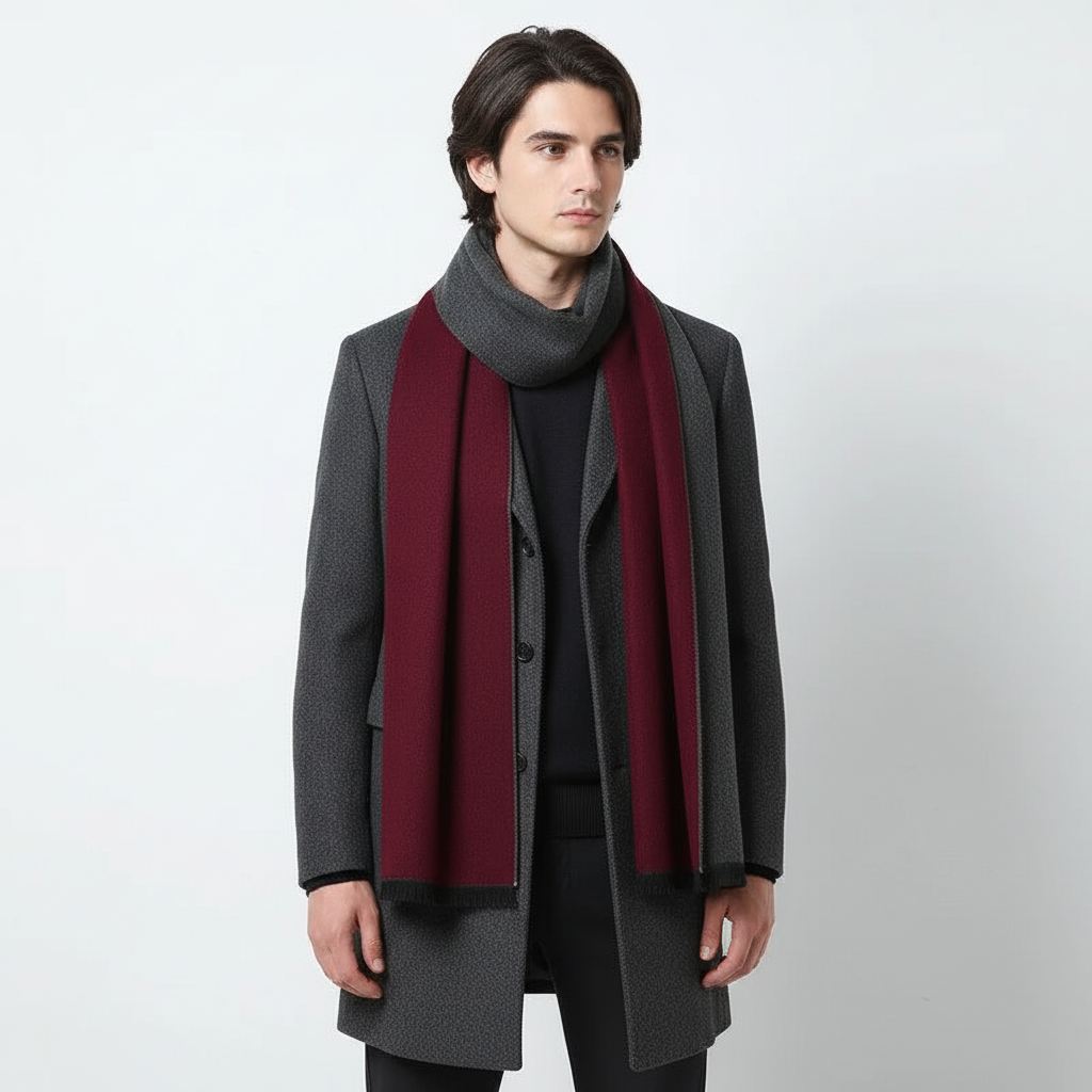 Fine Long Scarf in a Simple Design