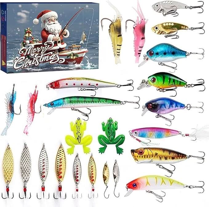 Fishing Advent Calendar with 24 Surprises