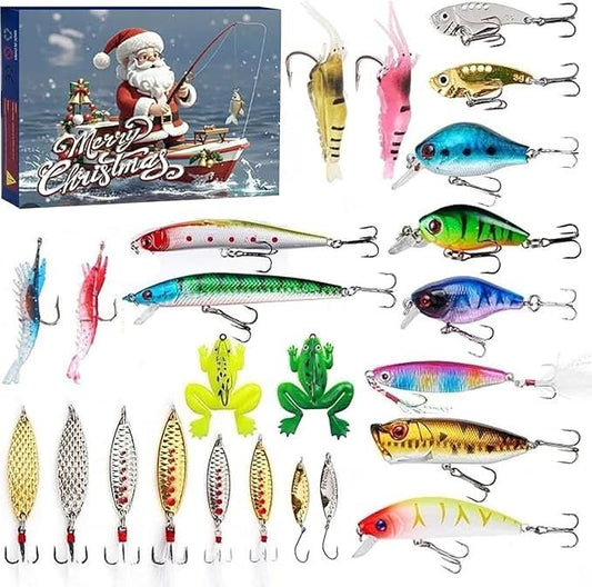 Fishing Advent Calendar with 24 Surprises