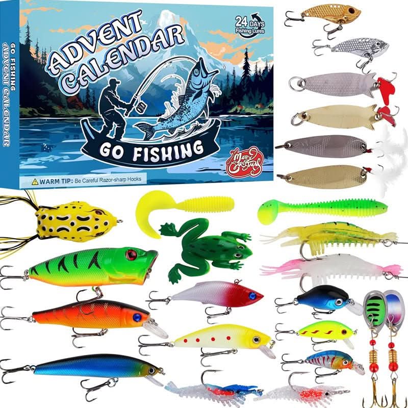 Fishing Advent Calendar with 24 Surprises