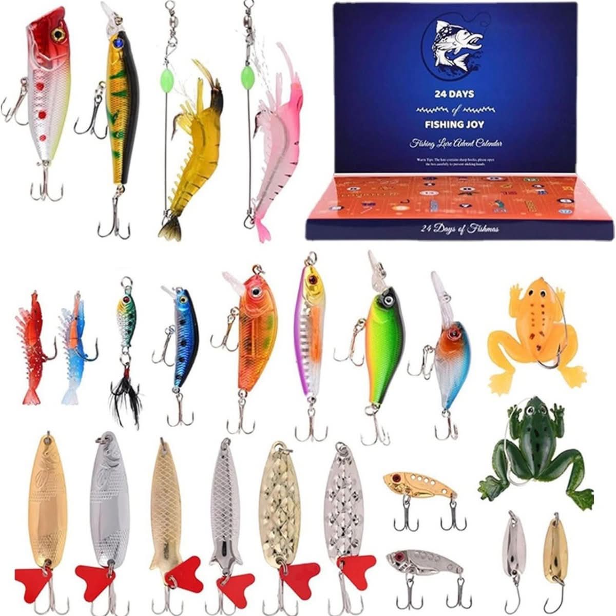 Fishing Advent Calendar with 24 Surprises