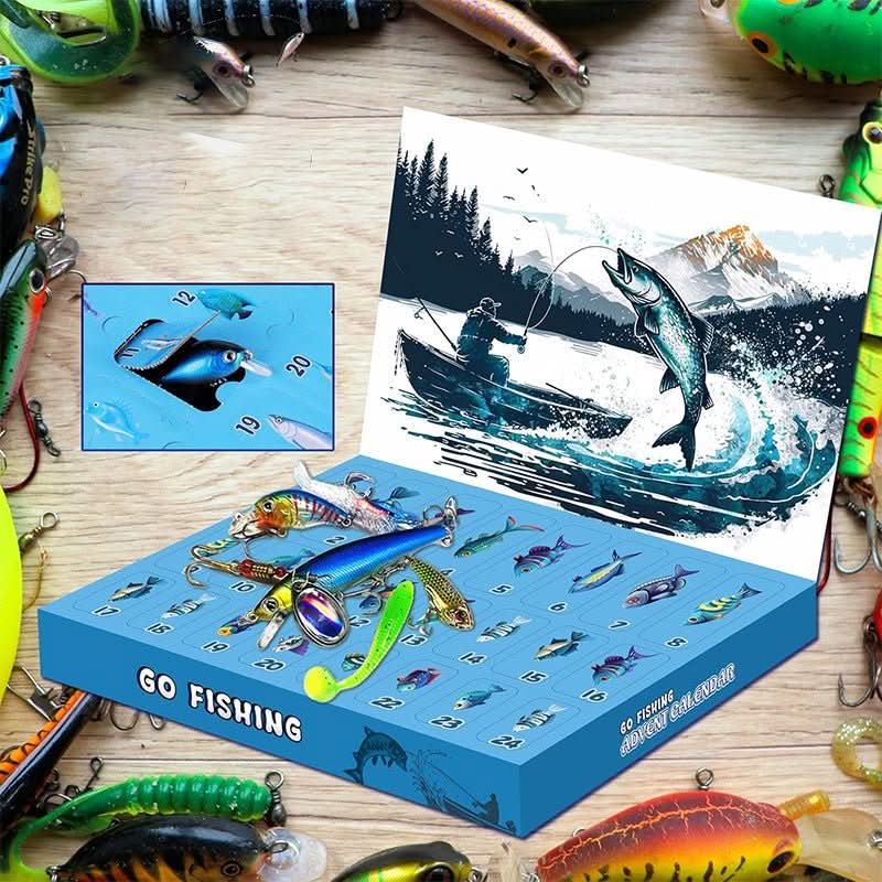 Fishing Advent Calendar with 24 Surprises