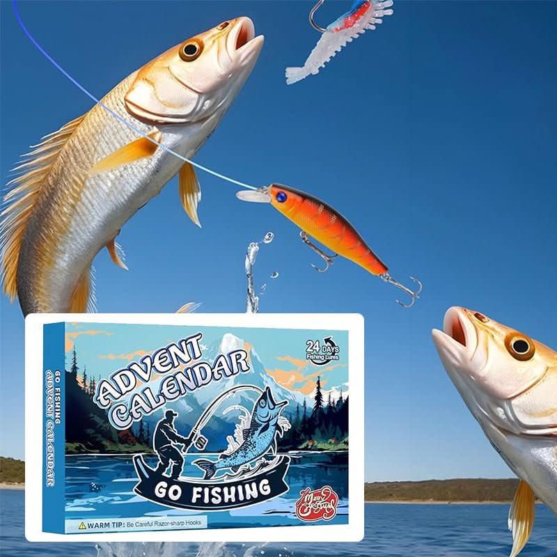 Fishing Advent Calendar with 24 Surprises