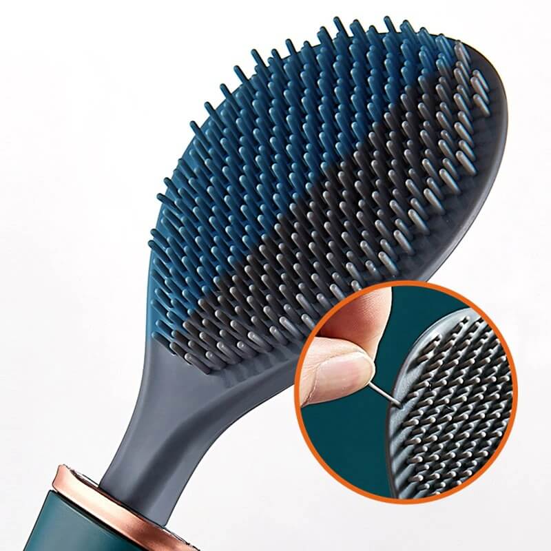 Flexible Silicone Toilet Brush with Wall Mount
