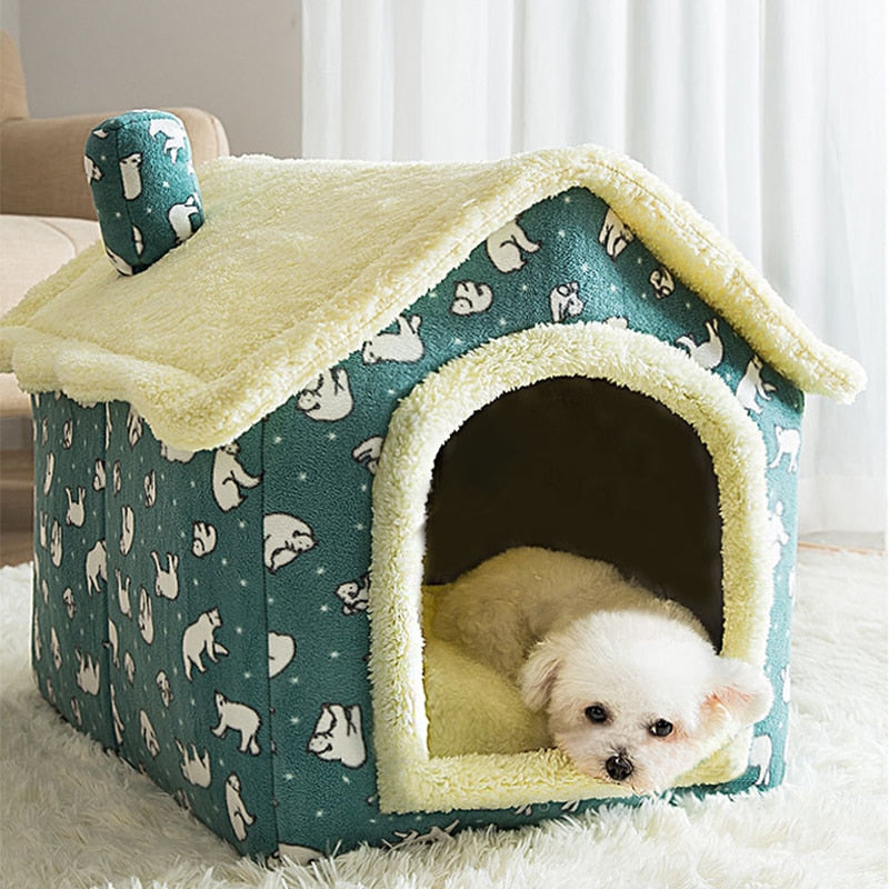 Fluffy Pet House | A Cozy & Warm Sleeping Spot for Your Pet