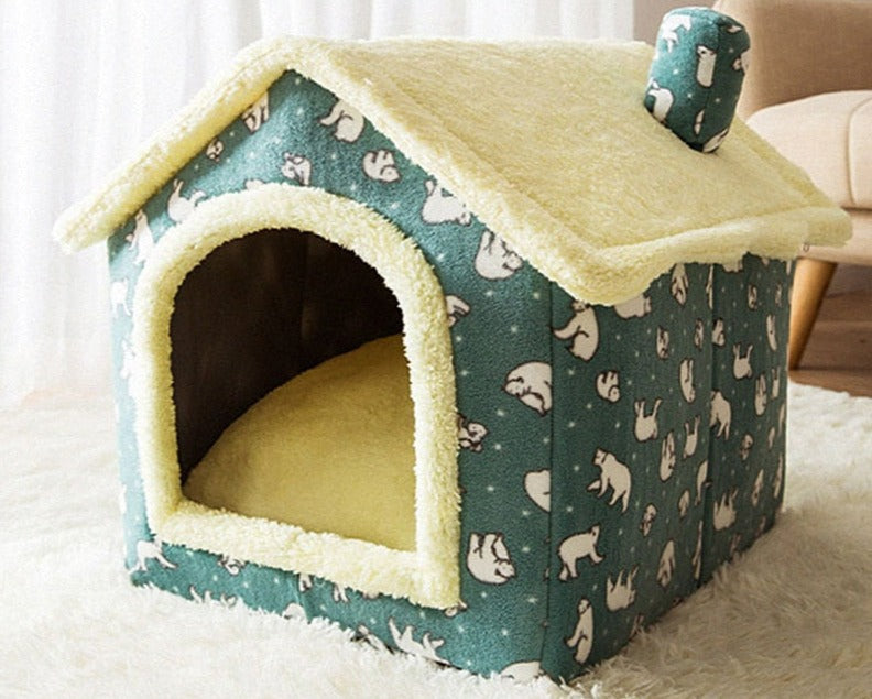 Fluffy Pet House | A Cozy & Warm Sleeping Spot for Your Pet