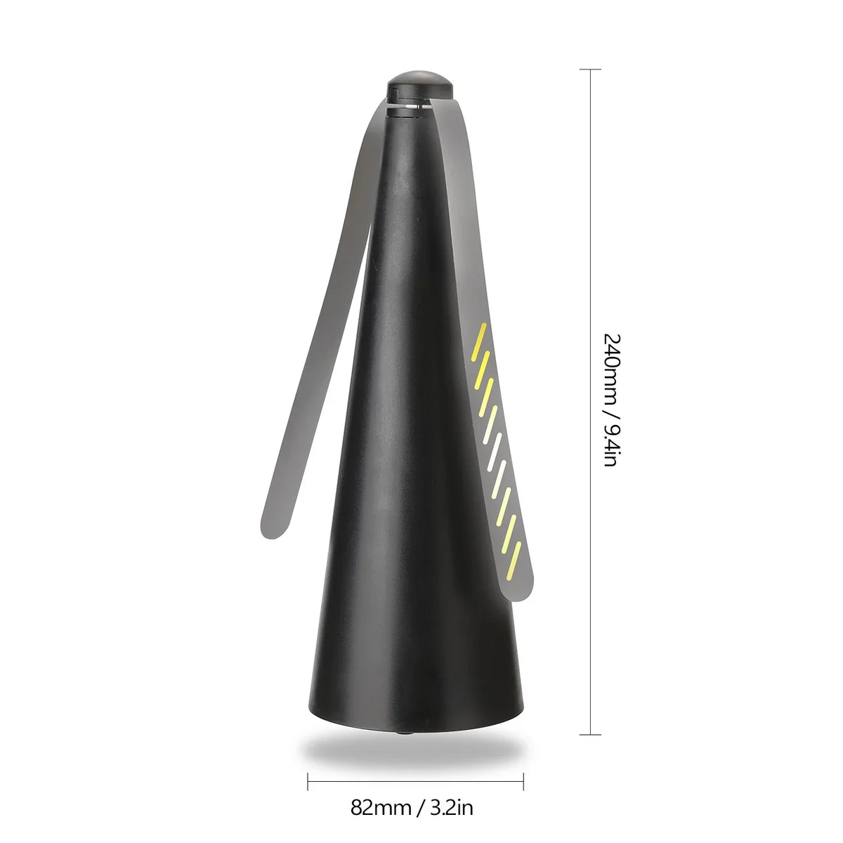 Fly Repellent Table Fan | 360° Rotating Insect Deterrent | Quiet & Safe | For Outdoors, Camping, Picnics