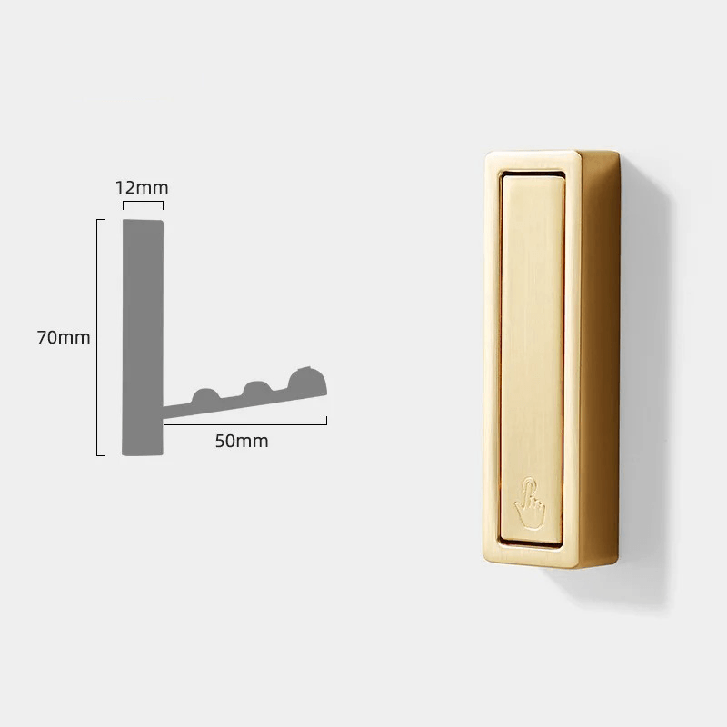 Foldable All-Metal Wall Hooks
