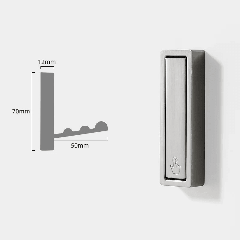 Foldable All-Metal Wall Hooks