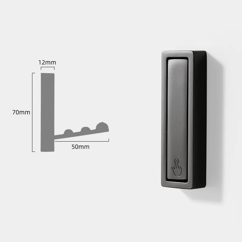 Foldable All-Metal Wall Hooks