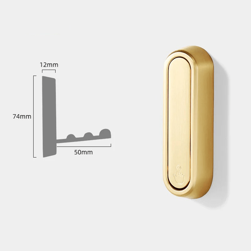 Foldable All-Metal Wall Hooks