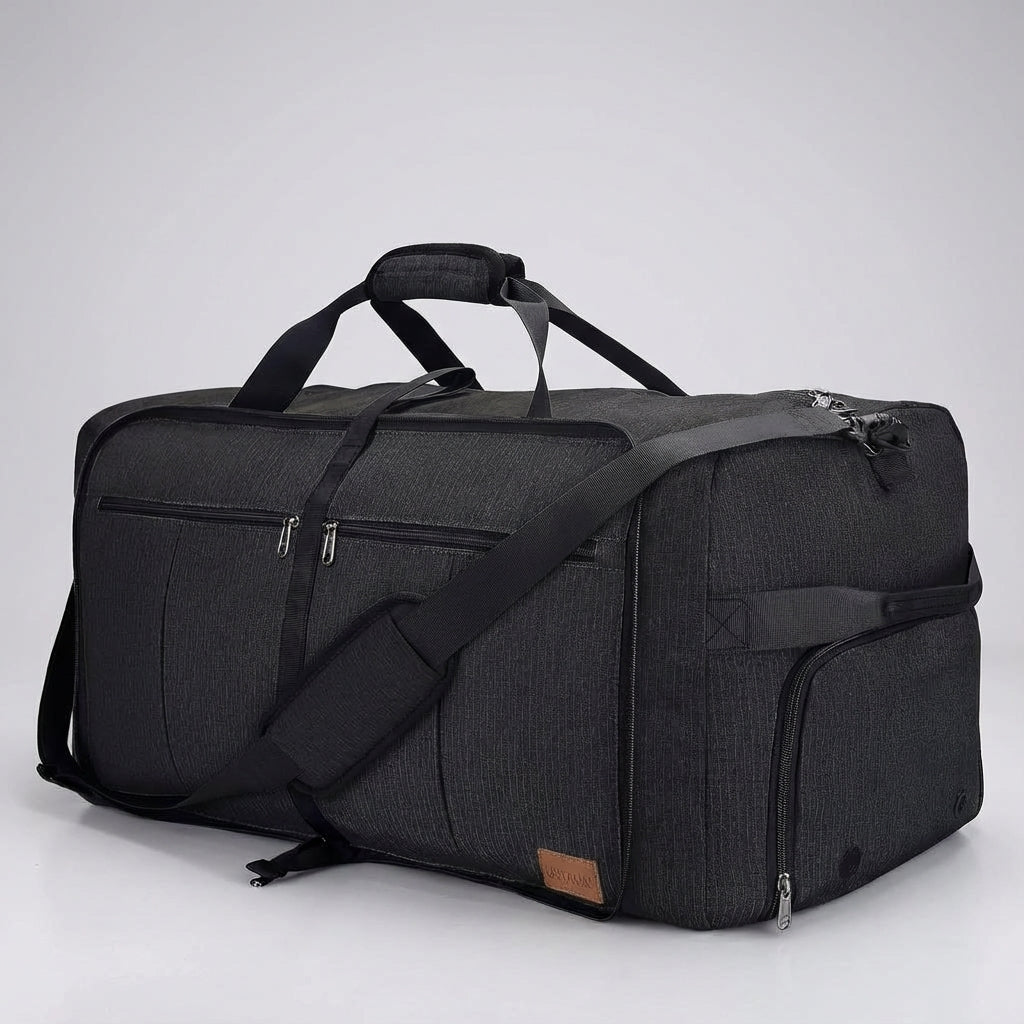Foldable Travel Bag with Ventilated Shoe Compartment – Water-Resistant Extra-Large Capacity