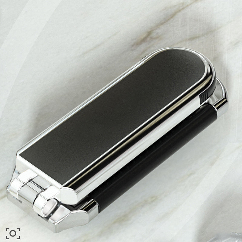 Foldable Travel Hair Brush with Mirror – Compact Styling Brush on the Go