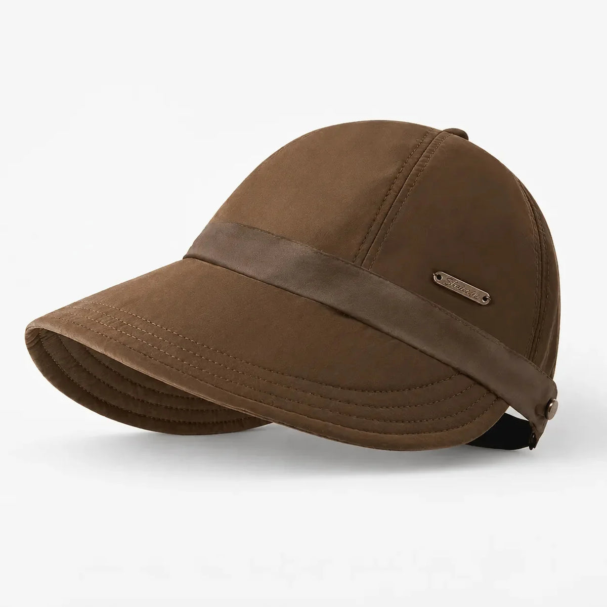 Foldable Wide-Brim Sun Hat with UPF 50+ and Adjustable Strap