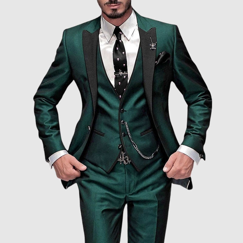 Formal 3-Piece Slim Fit Suit - Seth