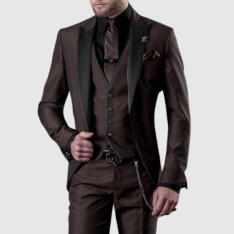 Formal 3-Piece Slim Fit Suit - Seth