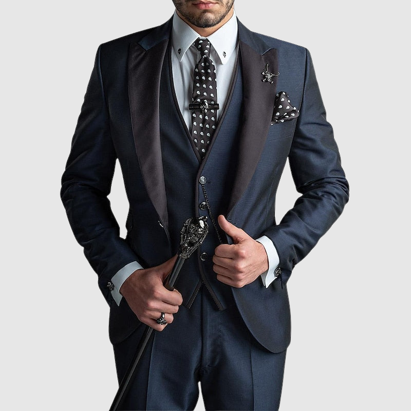Formal 3-Piece Slim Fit Suit - Seth
