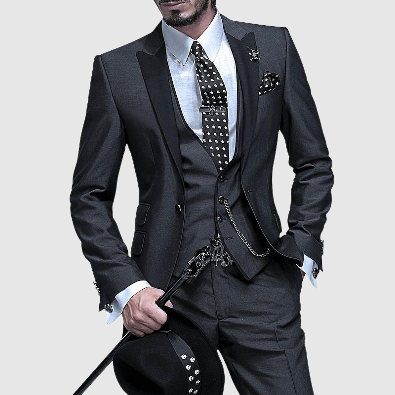 Formal 3-Piece Slim Fit Suit - Seth