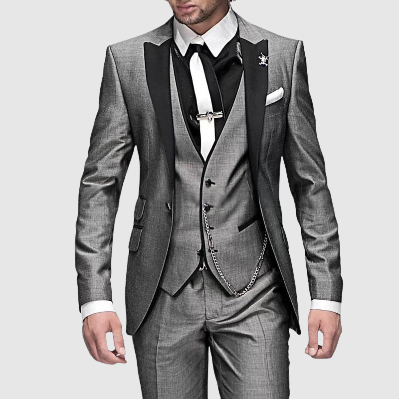 Formal 3-Piece Slim Fit Suit - Seth