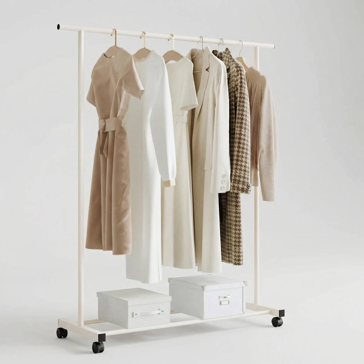 Freestanding Double Rail Garment Rack