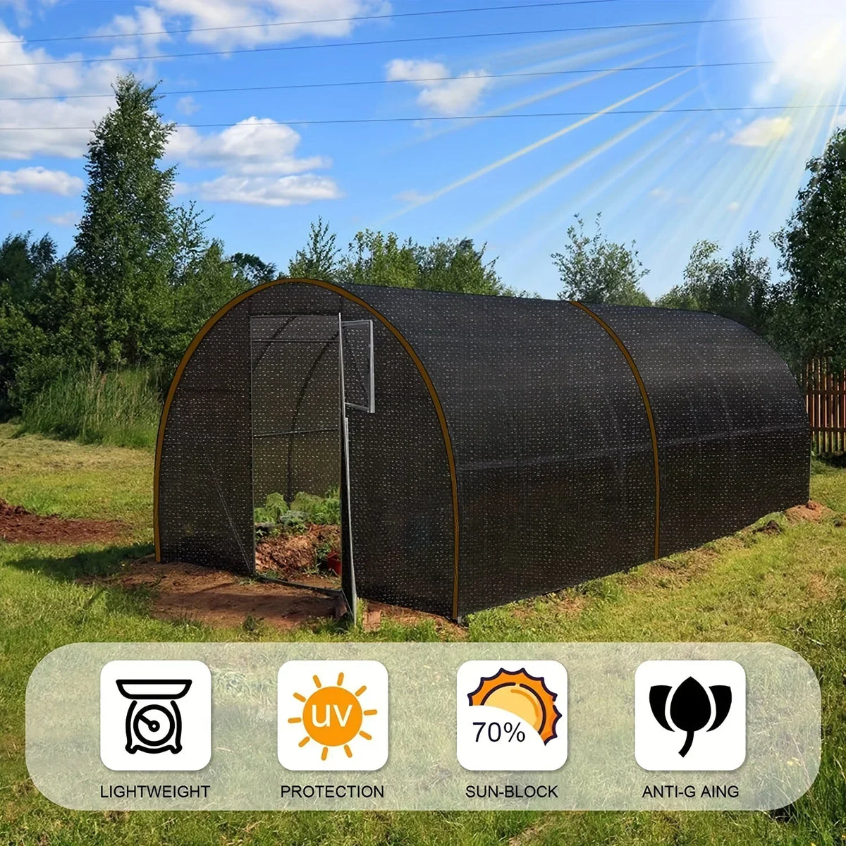 Garden and Outdoor Sun Shade Netting